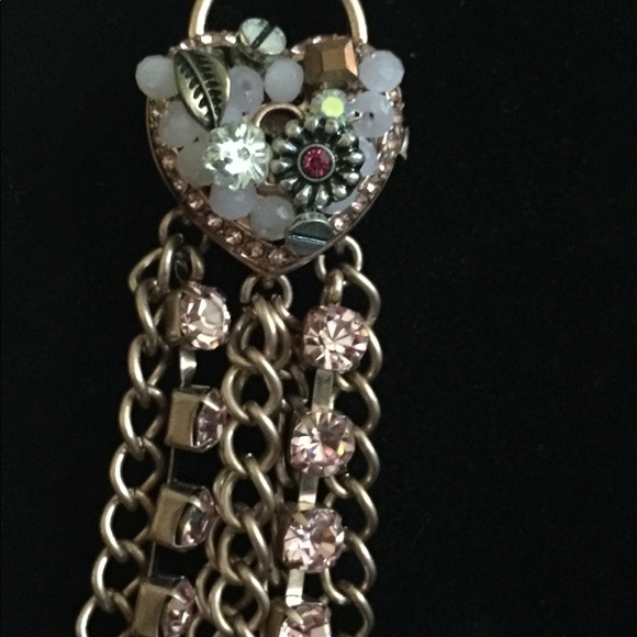 Betsey Johnson Rose Gold-Tone Necklace & Earrings - Picture 4 of 5
